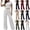 Army Green, variant on CHUMUD Pant Suits for Women Summer Casual 2 Piece Sets Short Sleeve Crop T Shirts Top and Wide Leg Pants Trousers Matching Sets Going Out