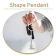thumbnail image 3 of Zinc Alloy Caliper Keychain with Movable Pendant for Key Holding Silver 2pcs, 3 of 8