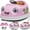 Pink, variant on JIMUPARK 12V Bumper Car, Dual Battery Electric Kids Ride on Toys, w/Remote Control, 360 Degree Spin, Push Rod Rocker Horse Function, 4-Speeds Babies & Toddlers Bumping Car for Ages 1-6, Pink
