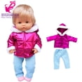 thumbnail image 2 of Robe de Poupée Taille 40cm 42cm Poupée Nenuco Ropa Y Su Hermanita Veste et Pantalon A18, 2 of 6