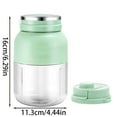 thumbnail image 3 of TIELUTT A Household Mini Portable Juice Cup with Double LIDS Slow Masticating Juicer Extractor Cold Sunkist Juicer Head Tomato Juicer for Kitchen Juicer Self Cleaning Handheld Juicer for, 3 of 7
