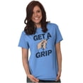 thumbnail image 3 of Get a Grip Golfing Golfer Joke Funny Men's Graphic T Shirt Tees Brisco Brands X, 3 of 6