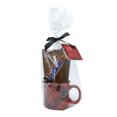Snickers Treating You Mug, Candy Bar and Cocoa Christmas Gift Set, 2.86oz