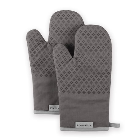 KitchenAid Asteroid Oven Mitt Set  Charcoal Grey  7 x12.5   Set of 2  Available in Multiple Colors