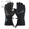 thumbnail image 2 of ERK Hiver avec Ski Coupe-Vent pour Isolation Thermique Respirante pour Écran Tactile Course Randonnée et Poche Zippée Scellée, 2 of 5