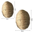 thumbnail image 3 of Yesbay 5 Pcs/Set Easter Eggs Pendants Contrast Color Plaid Print with Strap Realistic Egg Fabric Cover Decorative Reusable Happy Easter Egg Decoration Toys Easter Supplies, 3 of 8