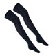 thumbnail image 5 of Calcetines hasta la rodilla con rayas brillantes, calentadores de piernas, medias de punto hasta el muslo, calcetines de cosplay Negro, 5 of 8