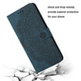 thumbnail image 1 of Luxury Flip Wallet Card Case Compatible For Samsung Galaxy S22 Plus Mandala Embossed Folio PU Leather Kickstand Shockproof Magnetic Full Cover with Wrist Strap.For Samsung Galaxy S22 Plus,Blue, 1 of 7