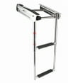 thumbnail image 3 of Pontoon Ladder, Under Platform Pontoon Boat Ladder 2 Step With Fixed Rope For Swim Platform For Boat Boarding, 3 of 8