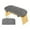 Grey, variant on Lipstore Meditation Bench Hip Support Kneeler Chair for Room Leisure Living Room gray