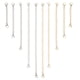 thumbnail image 1 of Cadena de extensión de 10pcs collar con hebilla de langosta para la fabricación de joyas de bricolaje, 1 of 6