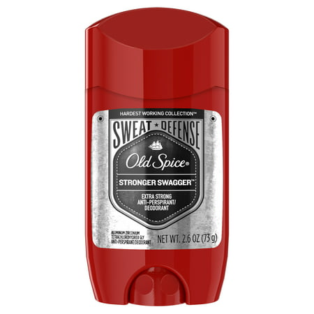 Old Spice Hardest Working Stronger Swagger Sweat Defense Invisible Solid Antiperspirant Deodorant for Men 2.6 (Best Deodorant And Antiperspirant For Excessive Sweating)