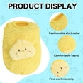 thumbnail image 3 of TELOLY Kitten Clothes,Polyester Dog Sweaters for Small Dogs Girl for Pets Under 1.10 Lbs,Winter Warm Extra Small Chicken Dog Sweater,Style1,Xxs, 3 of 7