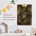 thumbnail image 4 of FORMRS Acrylic Clipboard with Low Profile Clip Standard A4 Letter Size, 12.5" x 9", Black Flower Pattern, 4 of 8