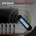 thumbnail image 2 of Sistema de micrófono inalámbrico Receptor de banda UHF portátil Pyle, 2 of 7