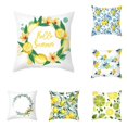 thumbnail image 2 of Funda de almohada nórdica de verano con diseño de limón amarillo para sala de estar, sofá, oficina, asiento de coche, cojín de cintura, decoración del hogar, 2 of 5