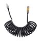thumbnail image 1 of 6mm Low Pressure Coil Hose with Foster Quick Release Coupling HPA Quick Disconnect Coupling Low Pres, 1 of 5
