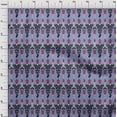thumbnail image 3 of oneOone Polyester Lycra Fabric Stripe & Paisley Ikat Printed Craft Fabric BTY 56 Inch Wide, 3 of 4