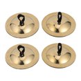 thumbnail image 1 of Shisuyan 2 Pairs 5.5cm Mini Cymbals Creative Finger Cymbals Musical Instrument for Kids, 1 of 8
