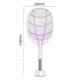 thumbnail image 4 of Matamoscas Electrico Anti Mosquito Fly Bug Zapper Racket Killer Trap Lamp 2 en 1 USB Electric Swatter Sywqhk Libre de BPA, 4 of 9
