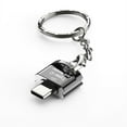 thumbnail image 2 of Type-C/USB3.1 Mini Card Reader 480Mbps High Speed USB Type C To Micro-SD TF Adapter Card Reader For Phone Laptop, 2 of 4