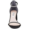 thumbnail image 2 of Nina Womens Barby Zipper Satin Heels, 2 of 3