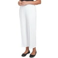thumbnail image 3 of Alfred Dunner Womens Pleated Wide Leg Ankle Pants, 3 of 4