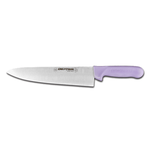 Dexter Russell S145-10P-PCP Sani-Safe Purple Handle 10 In Cooks Knife