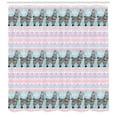 thumbnail image 3 of Ambesonne Llama Shower Curtain, Patterned Alpaca, 69"Wx75"L, Multicolor, 3 of 3