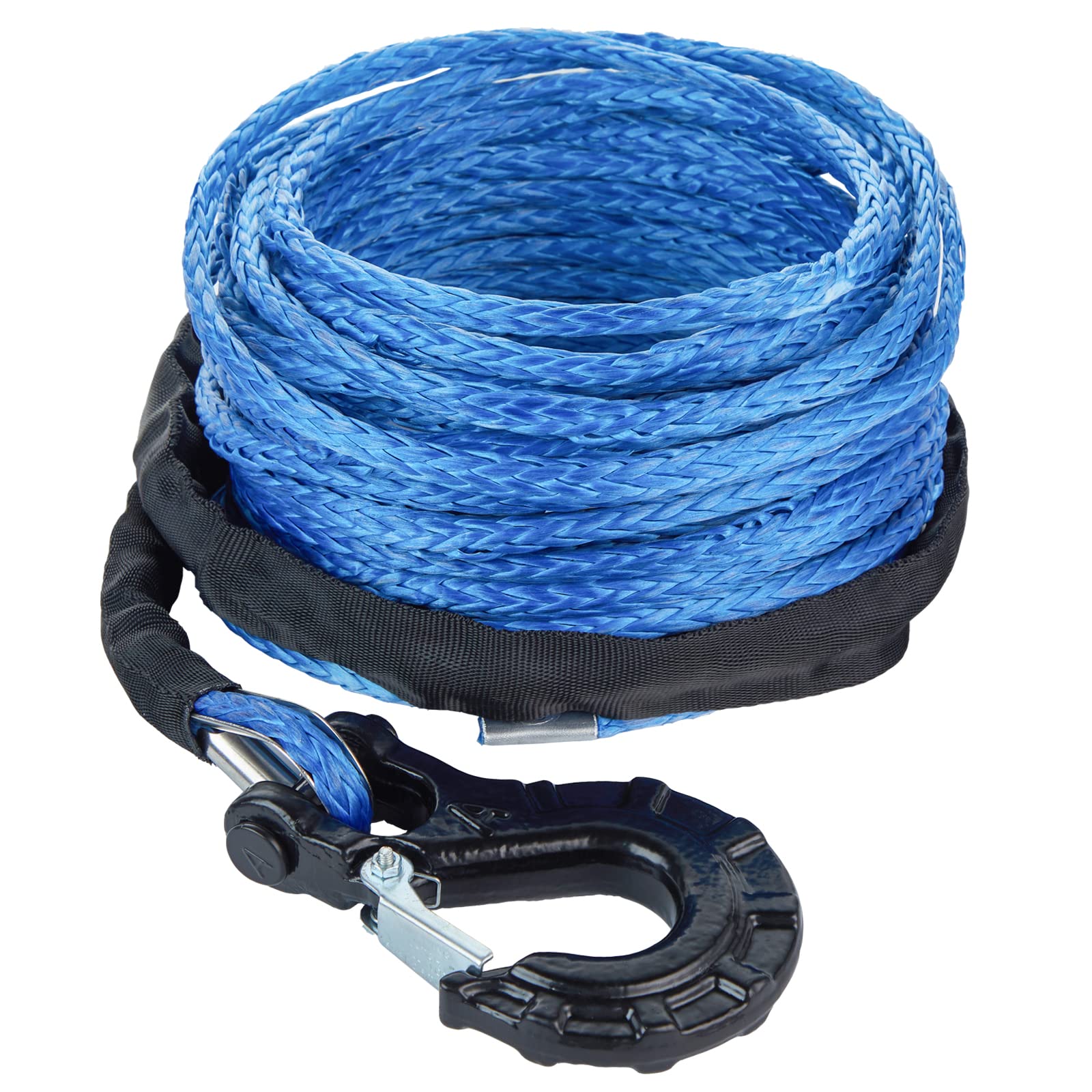 Carforu Synthetic Winch Rope 5/16'' x 50ft,13000LBS Synthetic Winch