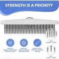 thumbnail image 4 of Dog rake deshedding dematting Brush Comb - Undercoat rake for Dogs, Cats, matted, Short,Long Hair Coats - Brush for Shedding, 4 of 4