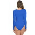 thumbnail image 2 of Long Sleeve Body Suit-Breathable Cotton Stretch, 2 of 3