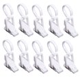 thumbnail image 3 of Gancho De Lavandería Gancho giratorio para colgar ropa Colgador de sombreros de plástico resistente (juego de 10 blancos) Hugtrwg Libre de BPA, 3 of 4