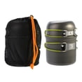 thumbnail image 2 of Compact Aluminium Alloy, Foldable Handgrip with Storage Camping Pot Mallome Pot Set Esbit Kocher Set Bag For Outdoor Camping Survival, 2 of 8