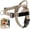 Beige, variant on No Pull Dog Harness with Front Clip and Control Handle | Adjustable No Pull Harness with a Front Clip, Reflective Stitching and Quick-Control Handle for Daily Walks