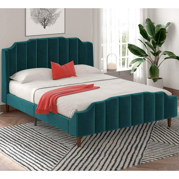 Sha Cerlin Queen Size Platform Bed, How To Fix Bed Frame Support