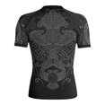 thumbnail image 2 of Raven Fightwear Women's Nordic BJJ Rash Guard Short Sleeve MMA Black, 2 of 3