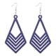 thumbnail image 5 of Fiudx Pendientes En Madera, Ligeros, Tonos Decolorados, Joyers En Madera Cuadrada, para Uso Diario, Accesorios En Moda para Mujer, Ocho Opciones En Color Incluidas., 5 of 5