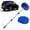 Blue, variant on WillingHeart 47.5" Car Wash Brush Mop Cleaning Tool with Long Handle Kit for Washing Detailing Cars Truck, SUV, RV, Trailer, Boat 2 in 1 Chenille Microfiber Sponge Duster Not Hurt Paint Scratch Free