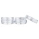 thumbnail image 4 of Botella de maquillaje de 100 piezas, mini tarro cosmético de muestra, recipiente de crema facial recargable portátil, 5 g, transparente Guardurnaity HA004482-02, 4 of 7