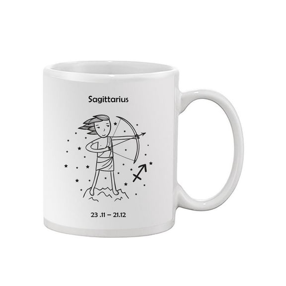 Cute Sagittarius Sign Mug  -Image by Shutterstock,