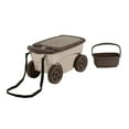 thumbnail image 3 of Suncast, Garden Scooter - Taupe w/Mocha Lid, 3 of 6