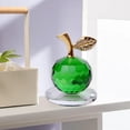 thumbnail image 4 of Crystal Manzanas Pisapapeles Accesorios de decoración del Zulema estatuilla de manzanas de cristal, 4 of 8