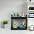 thumbnail image 5 of TUOREN 4-Tier Slim Storage Cart with Wheels for Narrow Space, Black, 5 of 7