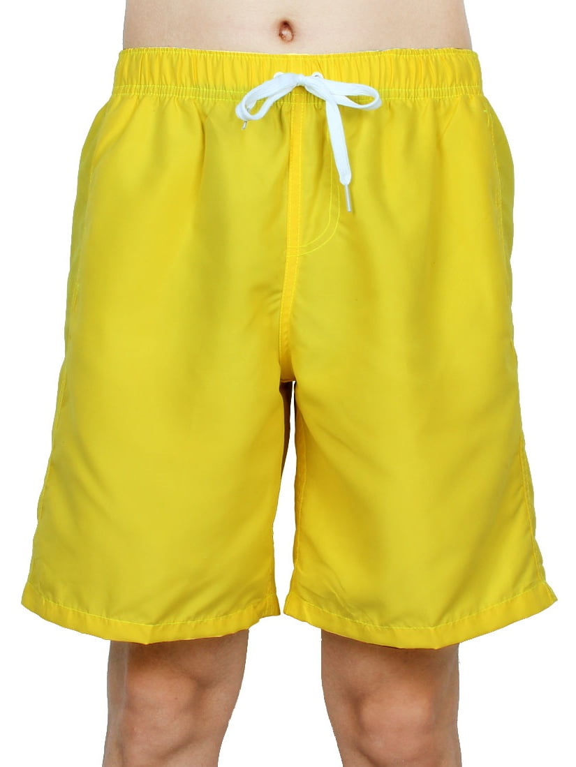 yellow swimsuit men