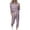 Rose Gold#womens jogger suits 2 piece set, variant on lcziwo Sweatsuits Women 2 Piece Outfit Stripes Printed Crewneck Long Sleeve Track Jogging Suits Workout Drawstring Jogger Sets 2024 Lounge Set Purple M