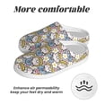 thumbnail image 6 of Disketp Cute Rabbit Women's Men's Slippers Plush Slip-On House Slipper for Winter Indoor Soft Cushion Non-slip Fluffy Slides Slippers-8, 6 of 7