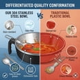 thumbnail image 4 of Microwave Ramen Bowl Set with Lid and Handle, 42 oz Large Capacity Insulated Ramen Cooker with Spoon and Chopsticks, Noodle Bowl for College Dorm Room, Black, 4 of 10