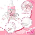 thumbnail image 2 of 48Pcs Plastic Baby Bottles, Baby Shower Favors, Clear Mini Milk Bottles With Pink And Blue Ribbon And Cap, 3.54×1.57Inch, For Baby Shower Party Favors, Wedding Guest Gifts, Birthday Decorations, 2 of 14