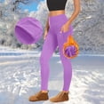 thumbnail image 2 of Babcutegg Womens Yoga Pants Lightweight Gym Pants Quick Dry High Waist Soild Color Sport Clothes for Women Purple Size S, 2 of 9